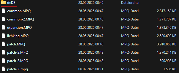 deDE-Ordner im Data-Verzeichnis